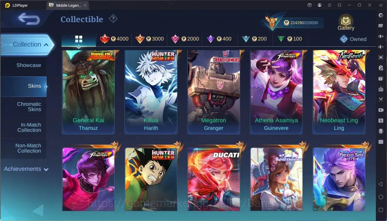 Mobile Legends: Bang Bang Accounts Global|Hero 132|Skin 505|Mega|Legend Franco+Freya+ image 11
