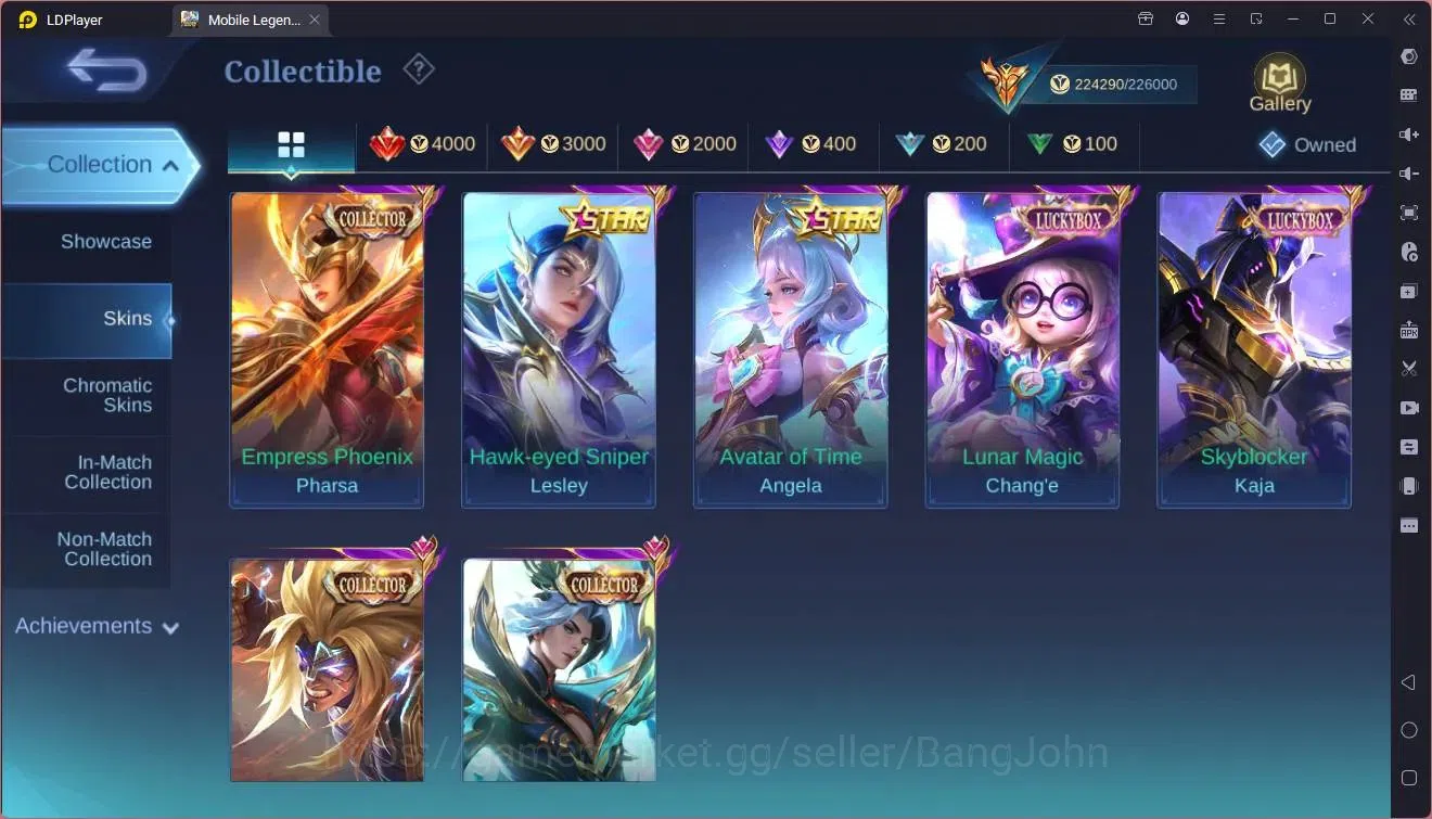 Mobile Legends: Bang Bang Accounts Global|Hero 132|Skin 505|Mega|Legend Franco+Freya+ image 16