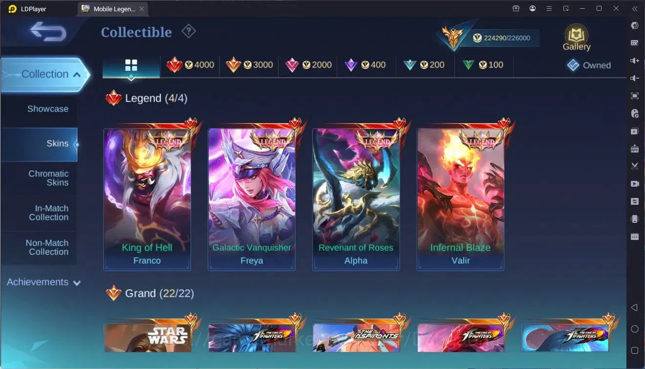 Mobile Legends: Bang Bang Accounts Global|Hero 132|Skin 505|Mega|Legend Franco+Freya+ image 8