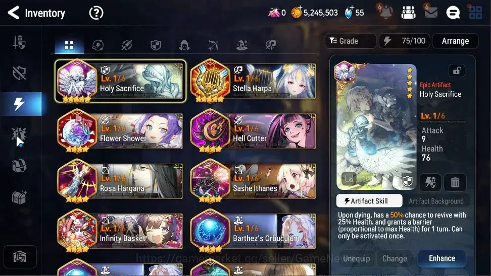 Epic Seven Accounts GLOBAL|UnVerif|2 ML(Rhianna&Luciel,Briar Witch Ise image 15