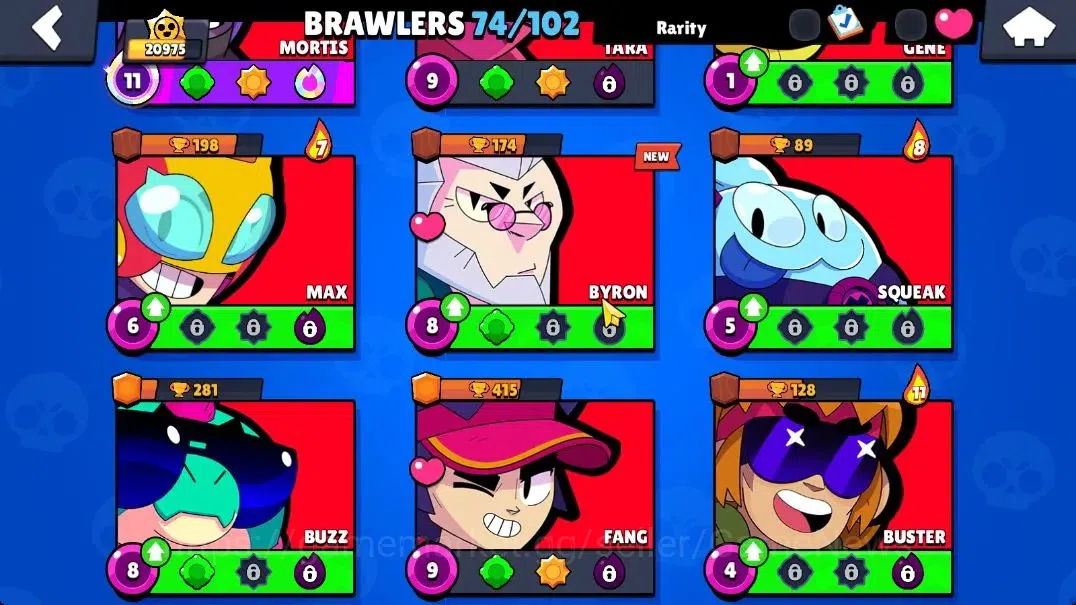 Brawl Stars Accounts 20975 Trophy|74 Brawlers 13 Max Lvl|1 Full Buffies image 11