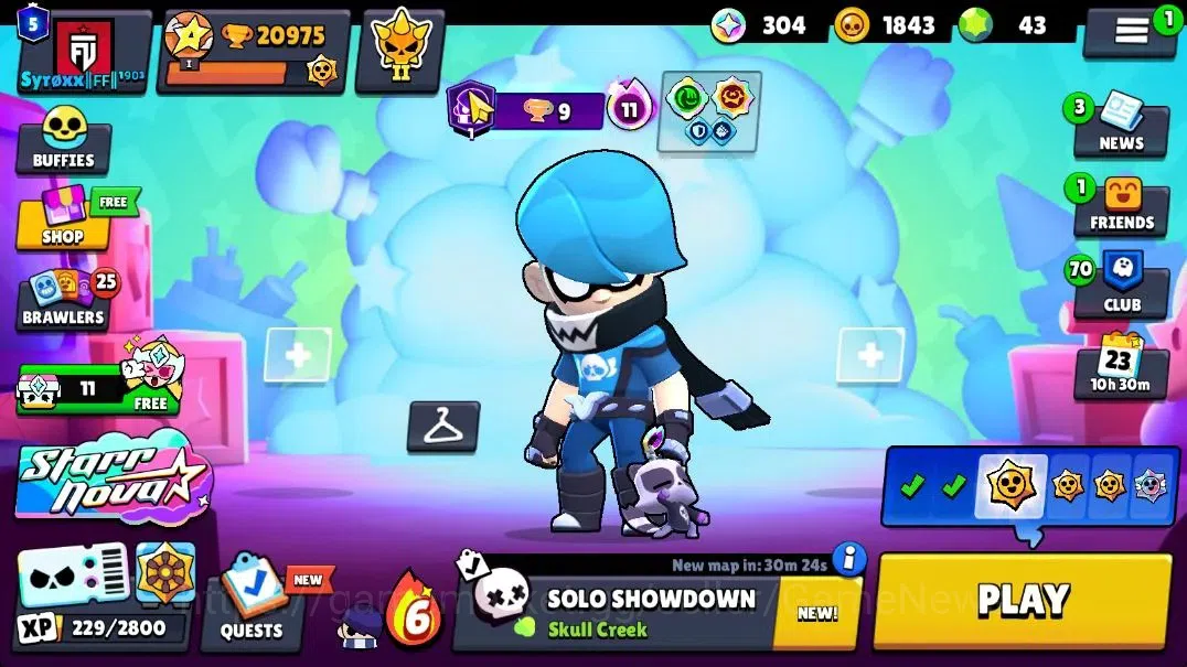 Brawl Stars Accounts 20975 Trophy|74 Brawlers 13 Max Lvl|1 Full Buffies image 3