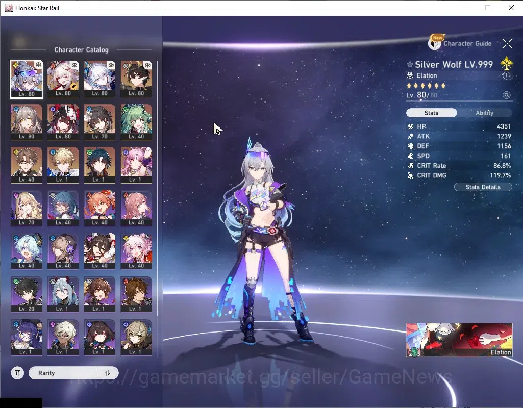 Honkai Star Rail Accounts Asia|TL 65|9 Limited|Premium Elation|SparxieE3+Sig image 4