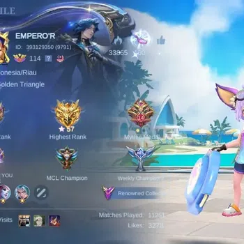 Mobile Legends: Bang Bang Accounts Collector Global|Skin 234|Renowned|PRIME Claude,Collector Natalia,S.A.B.E.R