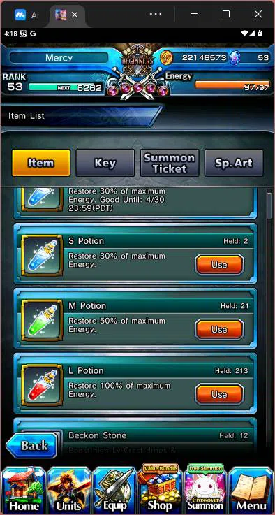 Grand Summoners Accounts GLOBAL|12 Ascend|Houka Inumata,Summer Miyu,Chloe,J image 3