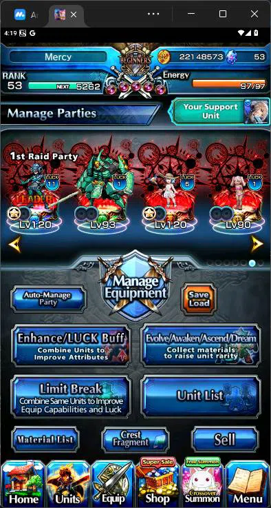 Grand Summoners Accounts GLOBAL|12 Ascend|Houka Inumata,Summer Miyu,Chloe,J image 7