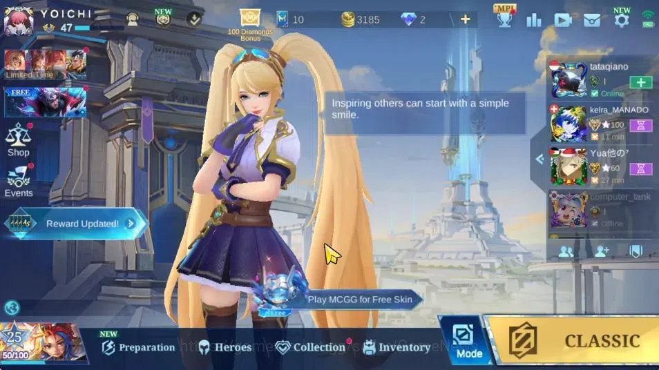 Mobile Legends: Bang Bang Accounts Hero 92|Skin 124|High Glory 86|CC Nata,MSeries Bea image 1