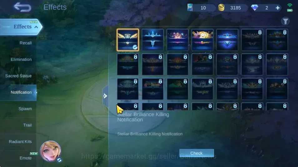 Mobile Legends: Bang Bang Accounts Hero 92|Skin 124|High Glory 86|CC Nata,MSeries Bea image 15