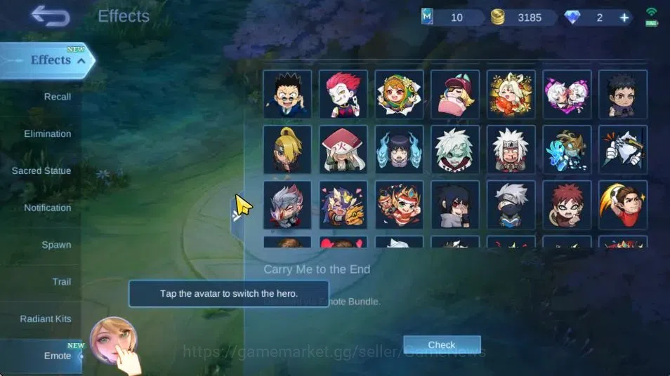 Mobile Legends: Bang Bang Accounts Hero 92|Skin 124|High Glory 86|CC Nata,MSeries Bea image 18