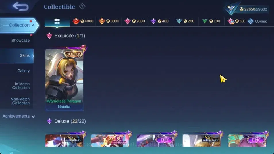 Mobile Legends: Bang Bang Accounts Hero 92|Skin 124|High Glory 86|CC Nata,MSeries Bea image 6