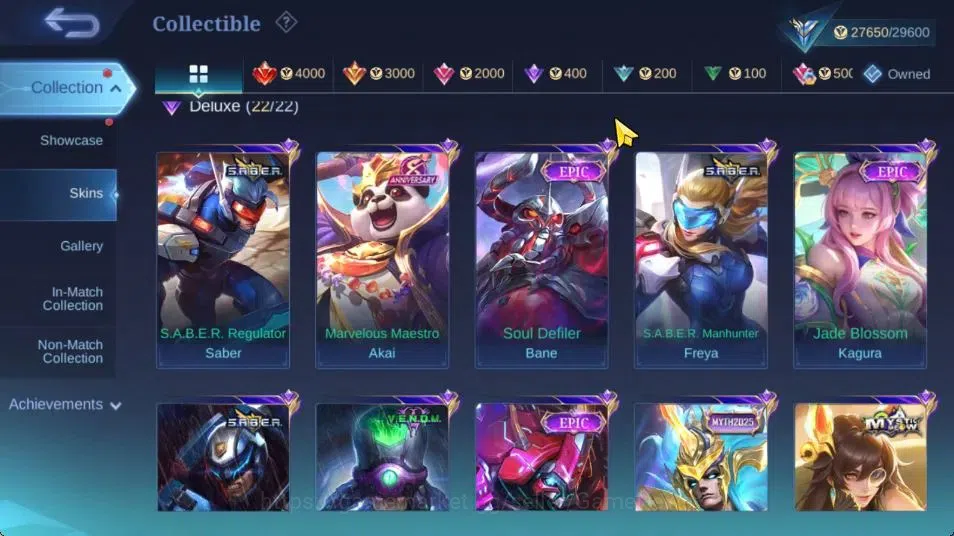 Mobile Legends: Bang Bang Accounts Hero 92|Skin 124|High Glory 86|CC Nata,MSeries Bea image 7