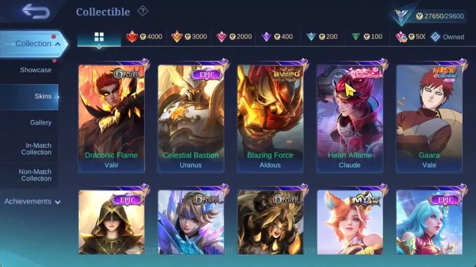 Mobile Legends: Bang Bang Accounts Hero 92|Skin 124|High Glory 86|CC Nata,MSeries Bea image 9