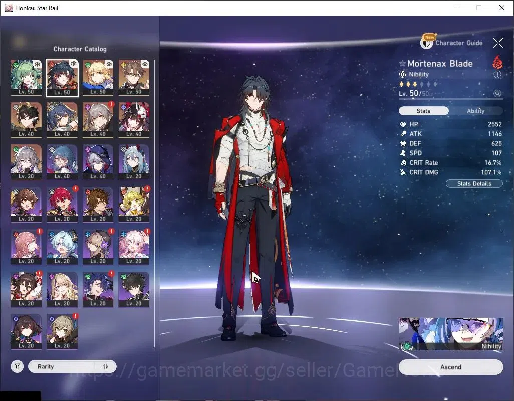 Honkai Star Rail Accounts ASIA|7K SJ|TL 36|6 Limited|Mortenax Blade,Sparkle, image 4