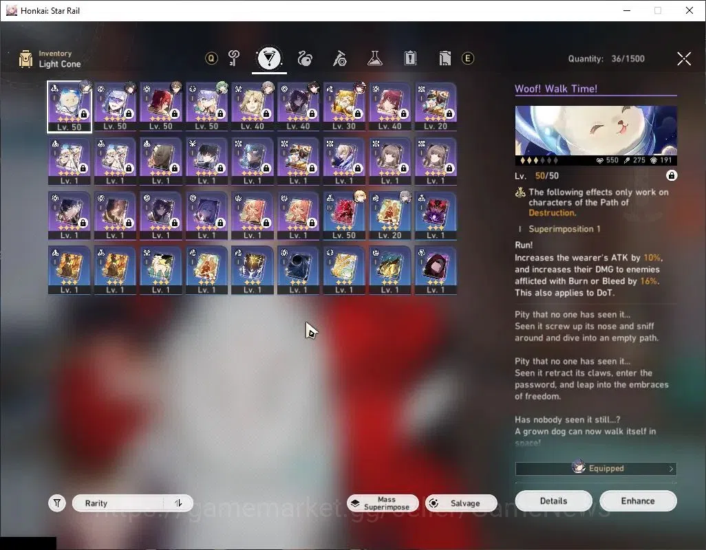 Honkai Star Rail Accounts ASIA|7K SJ|TL 36|6 Limited|Mortenax Blade,Sparkle, image 5