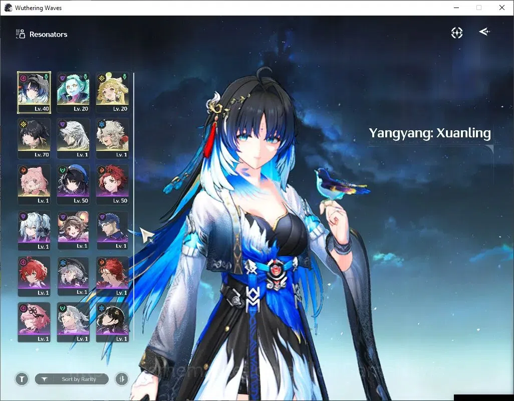 Wuthering Waves Accounts Others SEA |UL 49|2 Limited| Yangyang: Xuanling RC 6 + Signature, Rebecca |DB Lvl 30|MC Female|Log 2