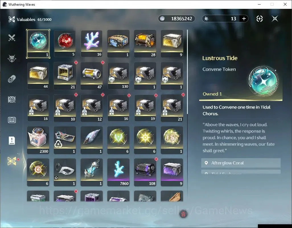Wuthering Waves Accounts Others SEA |UL 49|2 Limited| Yangyang: Xuanling RC 6 + Signature, Rebecca |DB Lvl 30|MC Female|Log 9
