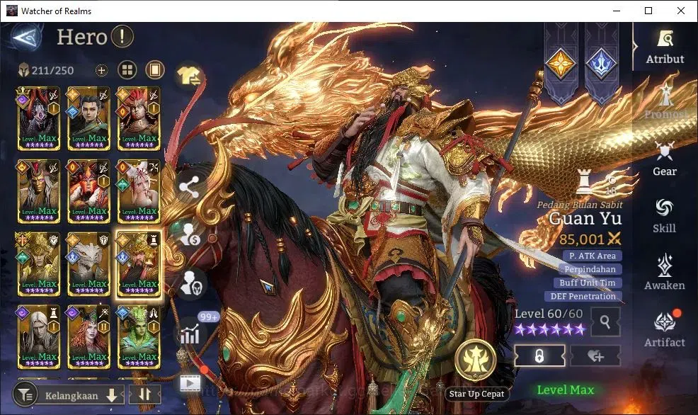 Watcher of Realms Accounts GLOBAL 60x|Lv 79|4,5M Power|3,4K Gems|6 Lord[Valde image 12