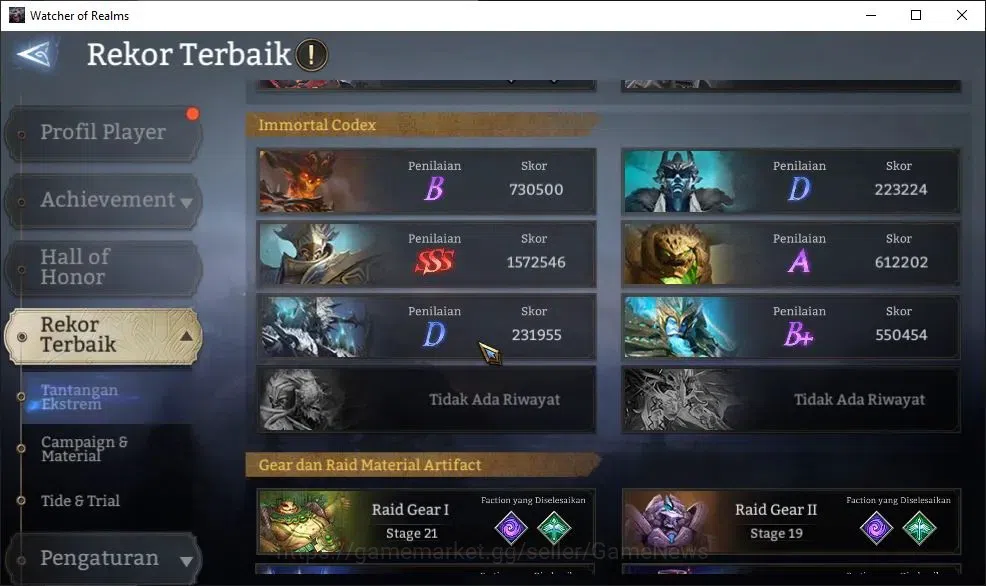 Watcher of Realms Accounts GLOBAL 60x|Lv 79|4,5M Power|3,4K Gems|6 Lord[Valde image 6
