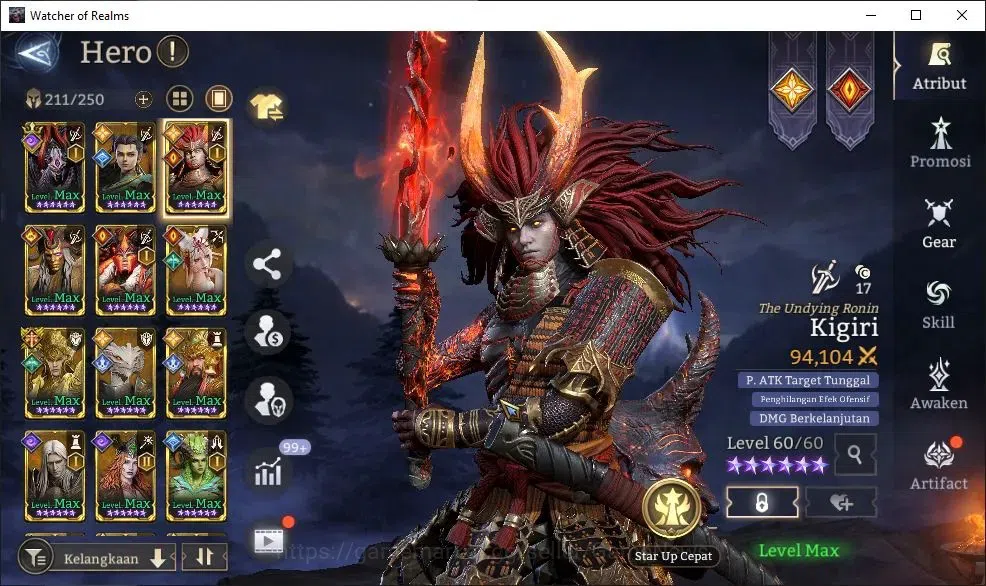 Watcher of Realms Accounts GLOBAL 60x|Lv 79|4,5M Power|3,4K Gems|6 Lord[Valde image 8