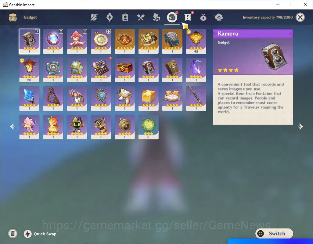 Genshin Impact Accounts Mid Game ASIA|AR 57|| 7 Limited +5(*5Weapon)|Columbina,Neuvillette,Kinich+sign,Navia,Etc||1 Skin|MC 7
