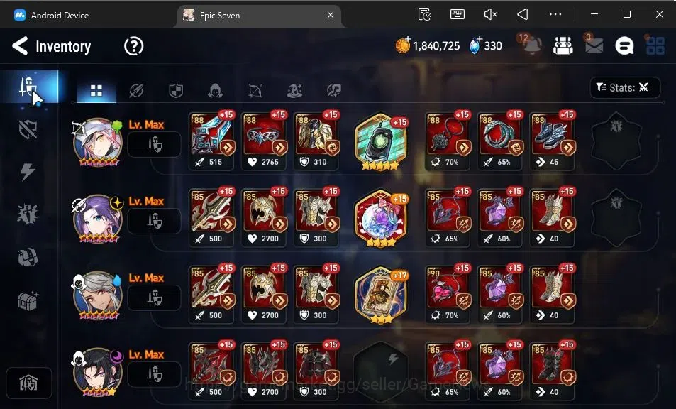 Epic Seven Accounts GLOBAL Unverif|New Era|7 ML(Rhianna and Luciella,L image 10