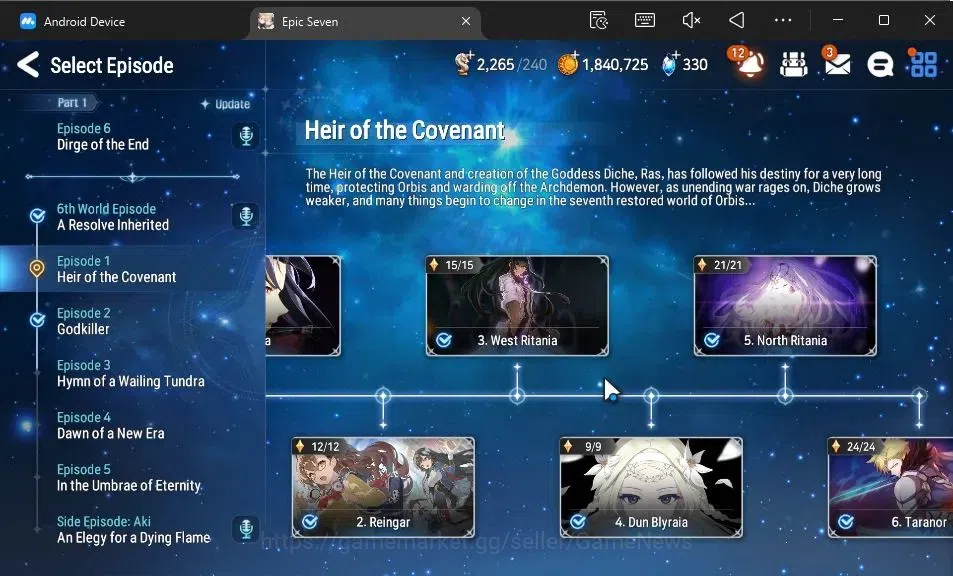 Epic Seven Accounts GLOBAL Unverif|New Era|7 ML(Rhianna and Luciella,L image 16