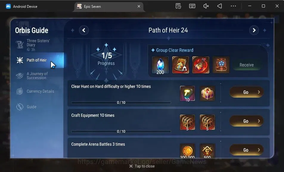 Epic Seven Accounts GLOBAL Unverif|New Era|7 ML(Rhianna and Luciella,L image 3