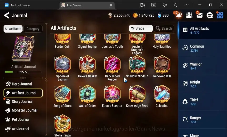Epic Seven Accounts GLOBAL Unverif|New Era|7 ML(Rhianna and Luciella,L image 9