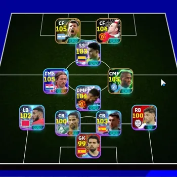 eFootball Accounts Legends & Iconic Players Android|Power 3192|10 Epic Yaya Toure,Cantona,Rooney,Etc|9 Show Time Luka