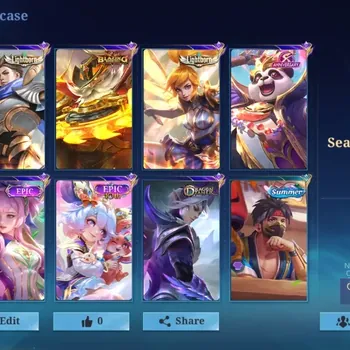Mobile Legends: Bang Bang Accounts Others Global|74H 91S|Seasoned|Epic Nana|Lightborn Alucard|Blazing Franco|Lightborn