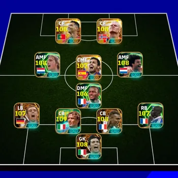 eFootball Accounts Meta Player 3338+ Team I All New WC Cards I Meta Account  I Maldini 109 I Gullit 107  I All  Play Style