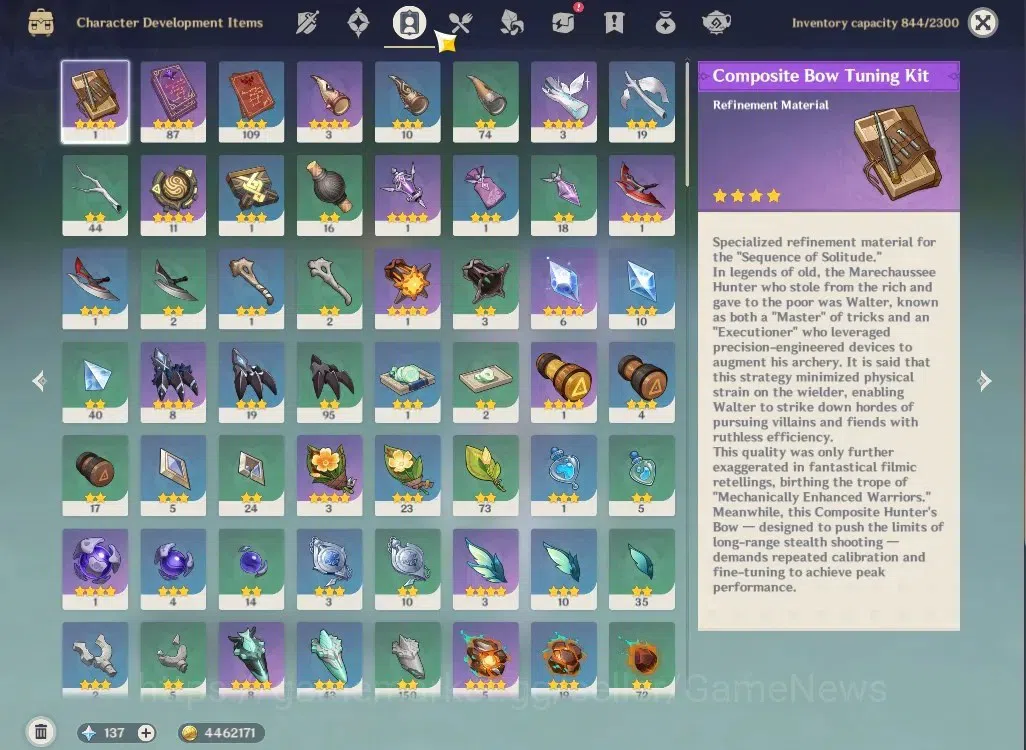 Genshin Impact Accounts ASIA|AR56|7Limited+8(*5Weapon)|Zibai,Escoffier,Rai image 9