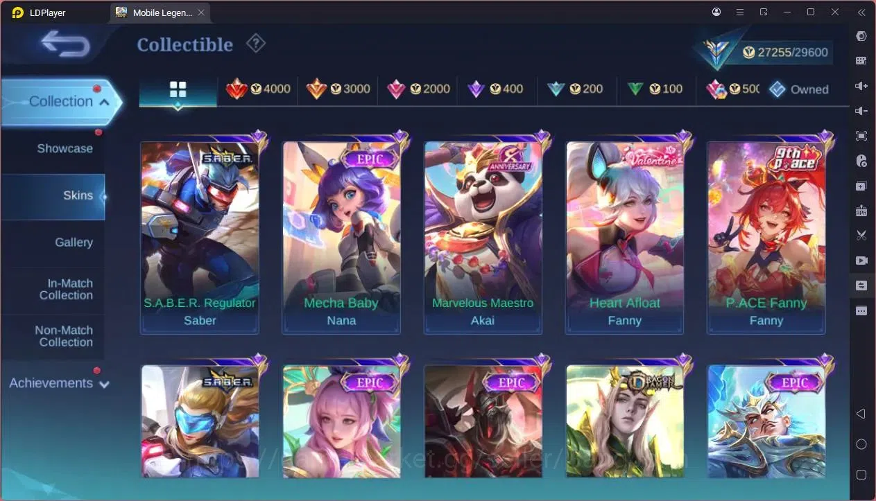Mobile Legends: Bang Bang Accounts GLOBAL Hero 80 Skin 125 |CC Natalia|Meowkin Hunter image 5