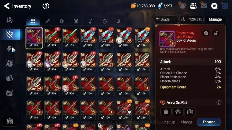Epic Seven Accounts Starter GLOBAL UnVerif|New Era|7 ML(Notos,SN Yulha,Belian,Etc)+Rinak,Setsuka,AB Fumyr,Etc|3,9k 14