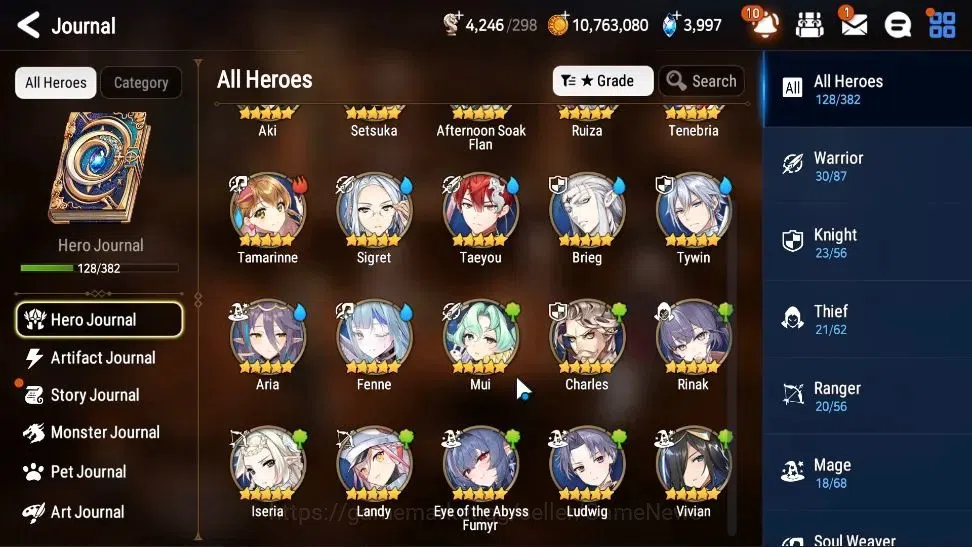Epic Seven Accounts Starter GLOBAL UnVerif|New Era|7 ML(Notos,SN Yulha,Belian,Etc)+Rinak,Setsuka,AB Fumyr,Etc|3,9k 8