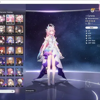 Honkai Star Rail Accounts Others Asia|TL 68|Casto PremTeam|15 Limited (Castorice,Evernight)+Sign