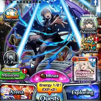 Grand Summoners Accounts End-Game Global|Rank 110|1 Sp Art|22 Ascend 9 TW|(DL Rimuru,CF Milim,Alpha,Jay,Kenshin,Sagara