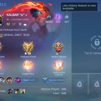 Mobile Legends: Bang Bang Accounts Others Global | 59 Hero 52 Skin | Seasoned |LB: Harith,Granger|DT:Estes,Valir|Epic