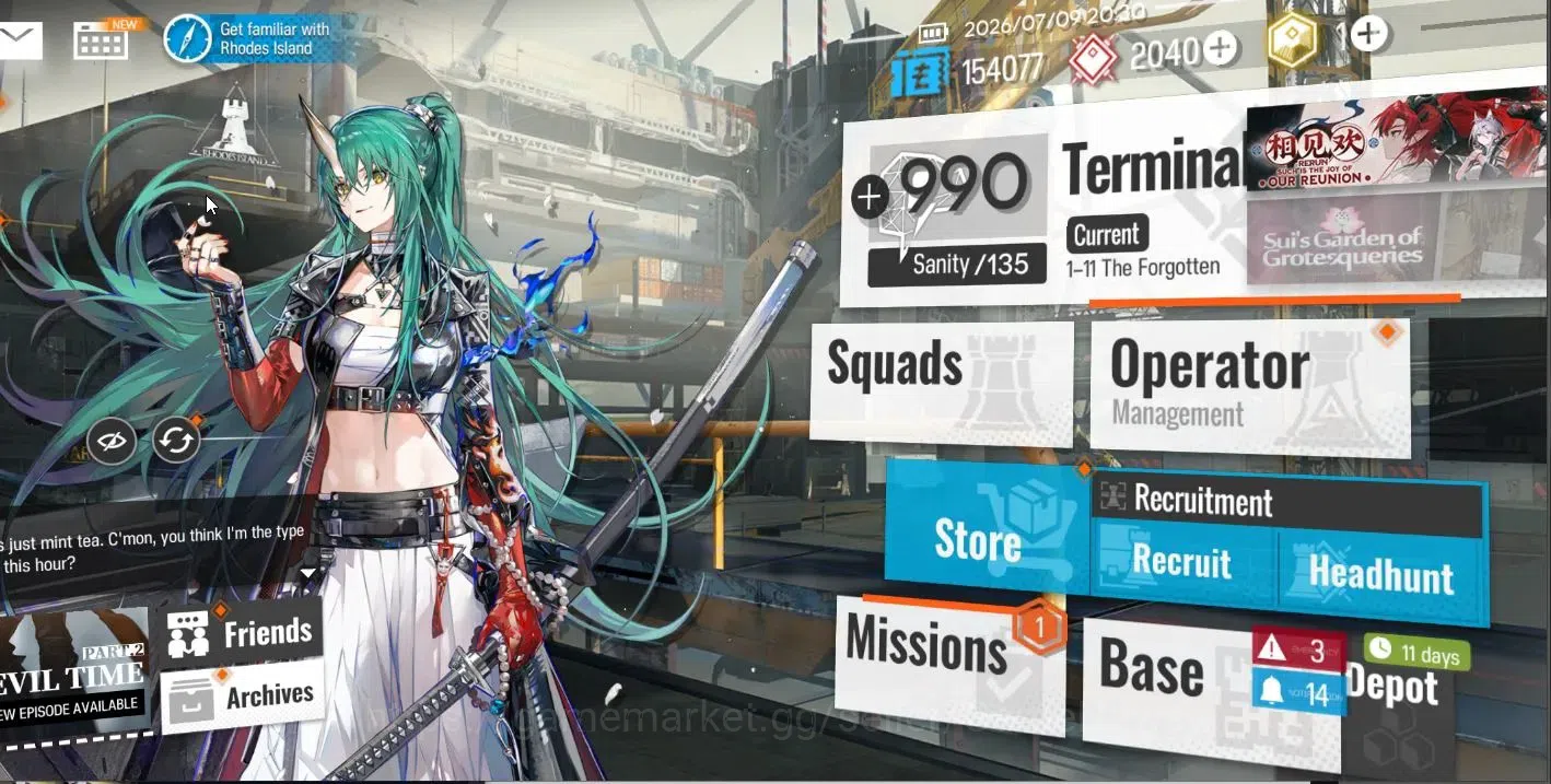 Arknights Accounts Mid-Tier Lv 5|+1 Skin|3 Limited+Collab Dungeon Meshi|Hoshiguma Alter,Pepe,Yu|Saria,Mountain,Eyja 1