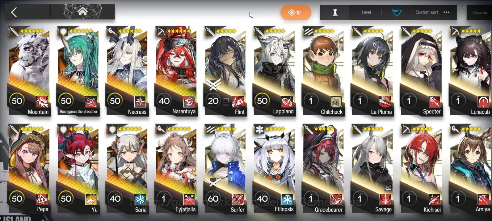 Arknights Accounts Mid-Tier Lv 5|+1 Skin|3 Limited+Collab Dungeon Meshi|Hoshiguma Alter,Pepe,Yu|Saria,Mountain,Eyja 4