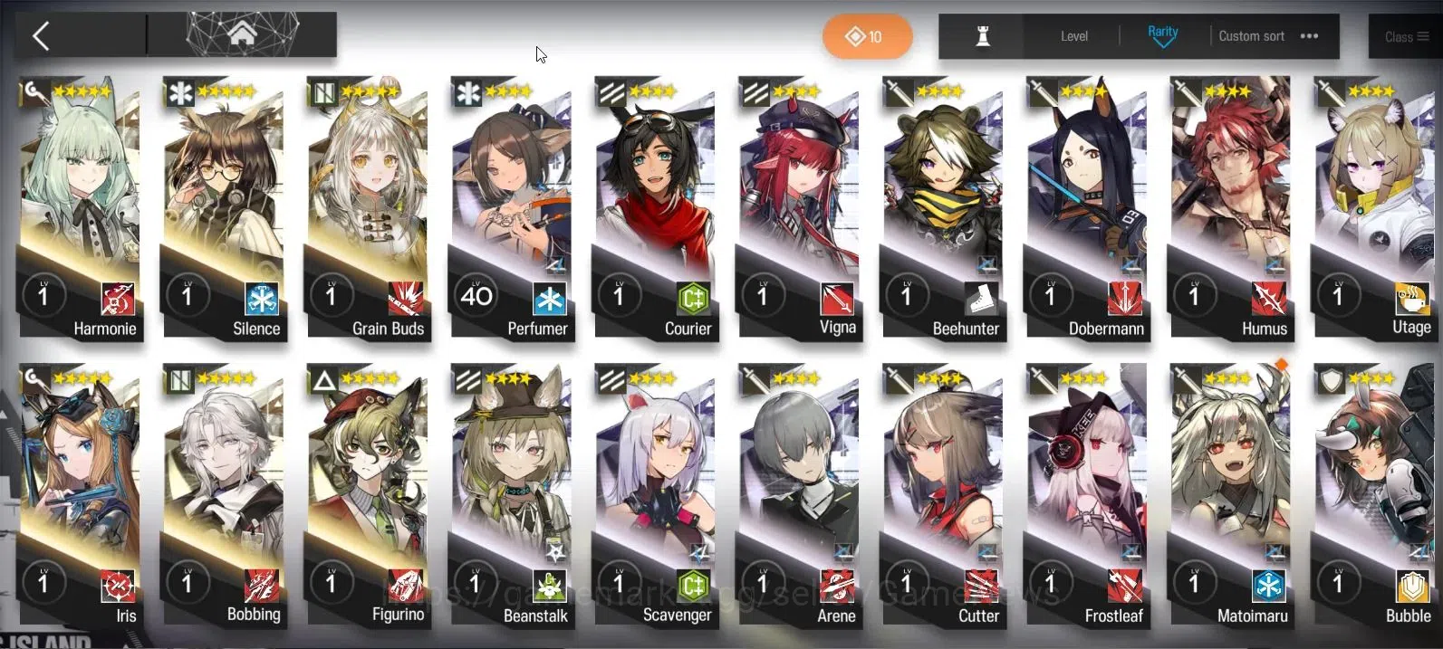 Arknights Accounts Mid-Tier Lv 5|+1 Skin|3 Limited+Collab Dungeon Meshi|Hoshiguma Alter,Pepe,Yu|Saria,Mountain,Eyja 5