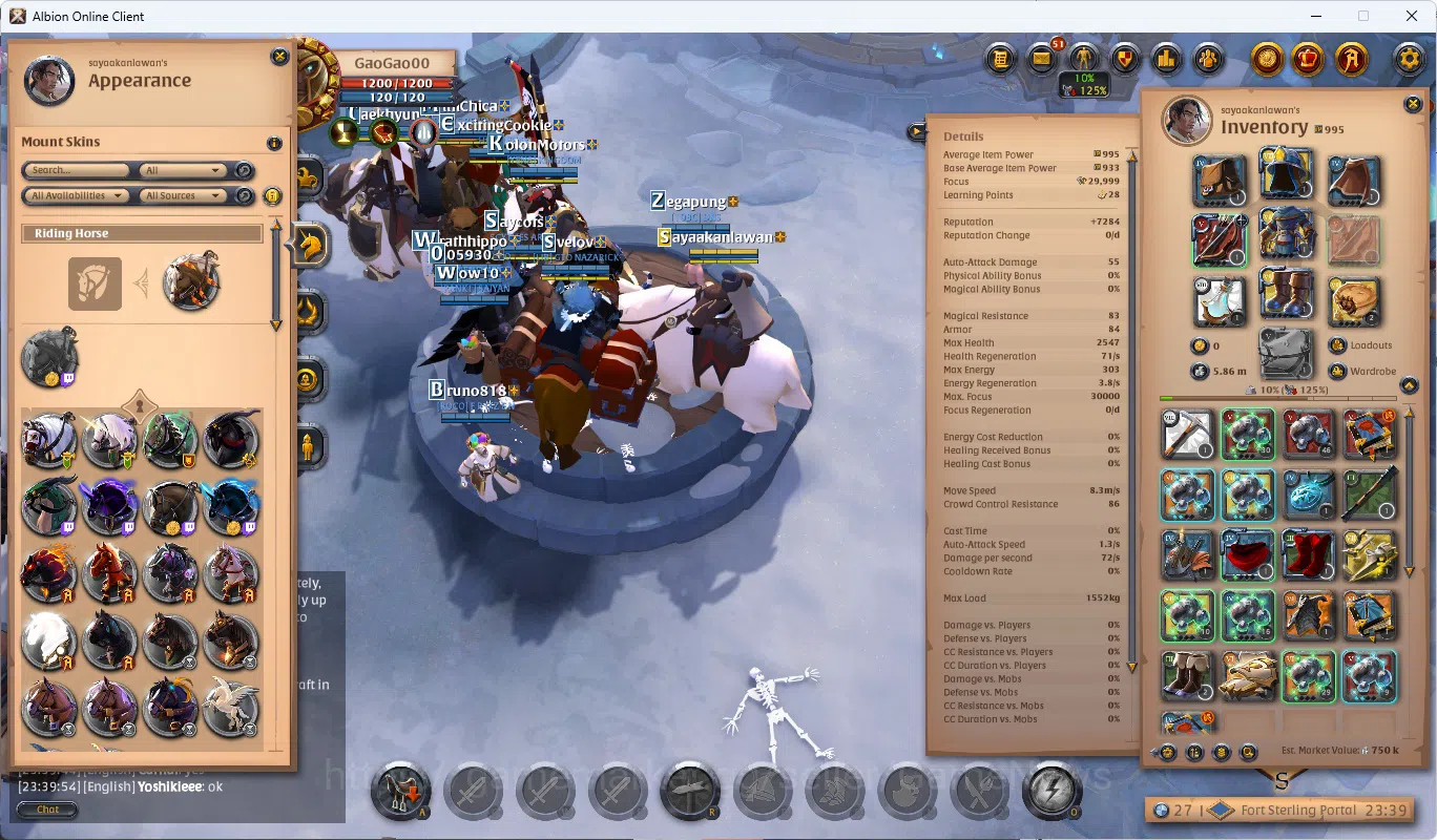Albion Online Accounts Asia|Total Fame 2,22M - 5,86M Silver|T8 Ore Miner image 10