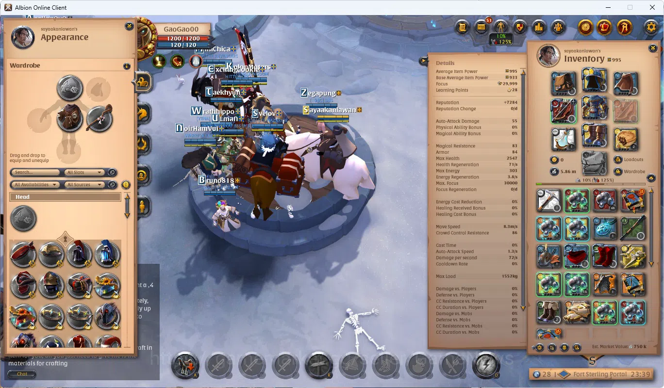 Albion Online Accounts Asia|Total Fame 2,22M - 5,86M Silver|T8 Ore Miner image 11