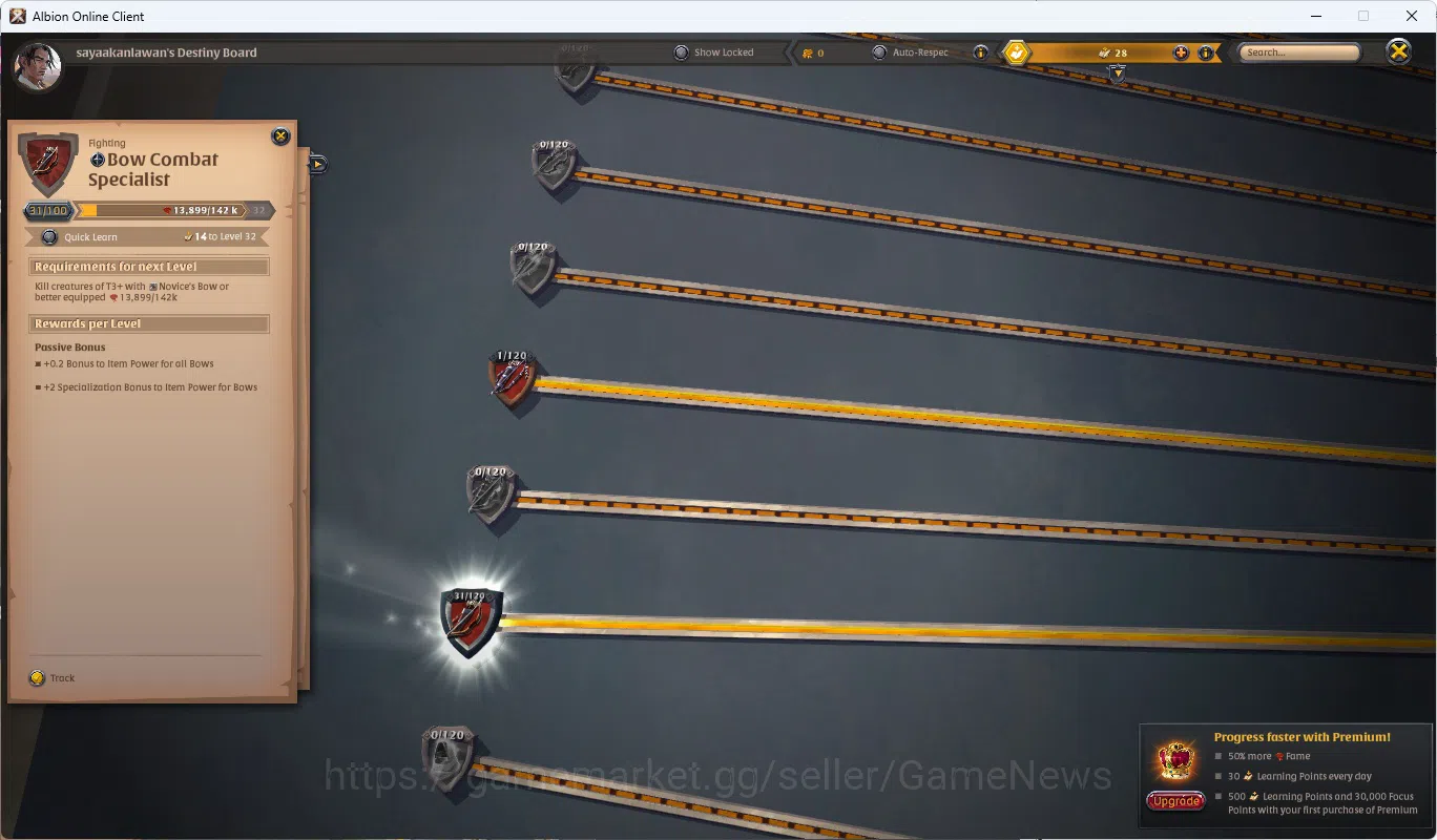 Albion Online Accounts Asia|Total Fame 2,22M - 5,86M Silver|T8 Ore Miner image 3