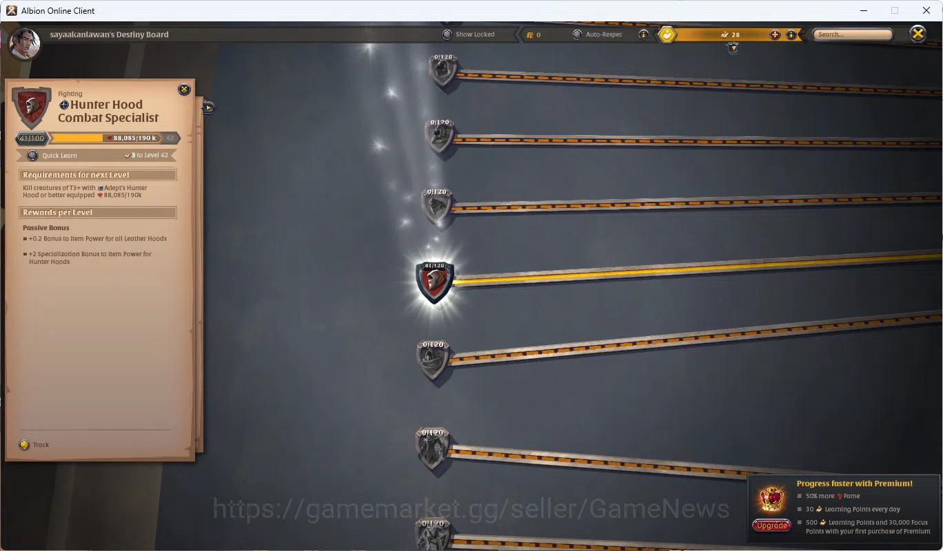 Albion Online Accounts Asia|Total Fame 2,22M - 5,86M Silver|T8 Ore Miner image 4