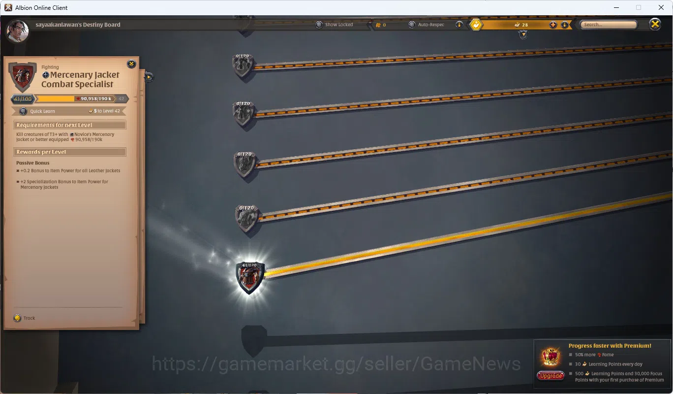Albion Online Accounts Asia|Total Fame 2,22M - 5,86M Silver|T8 Ore Miner image 5