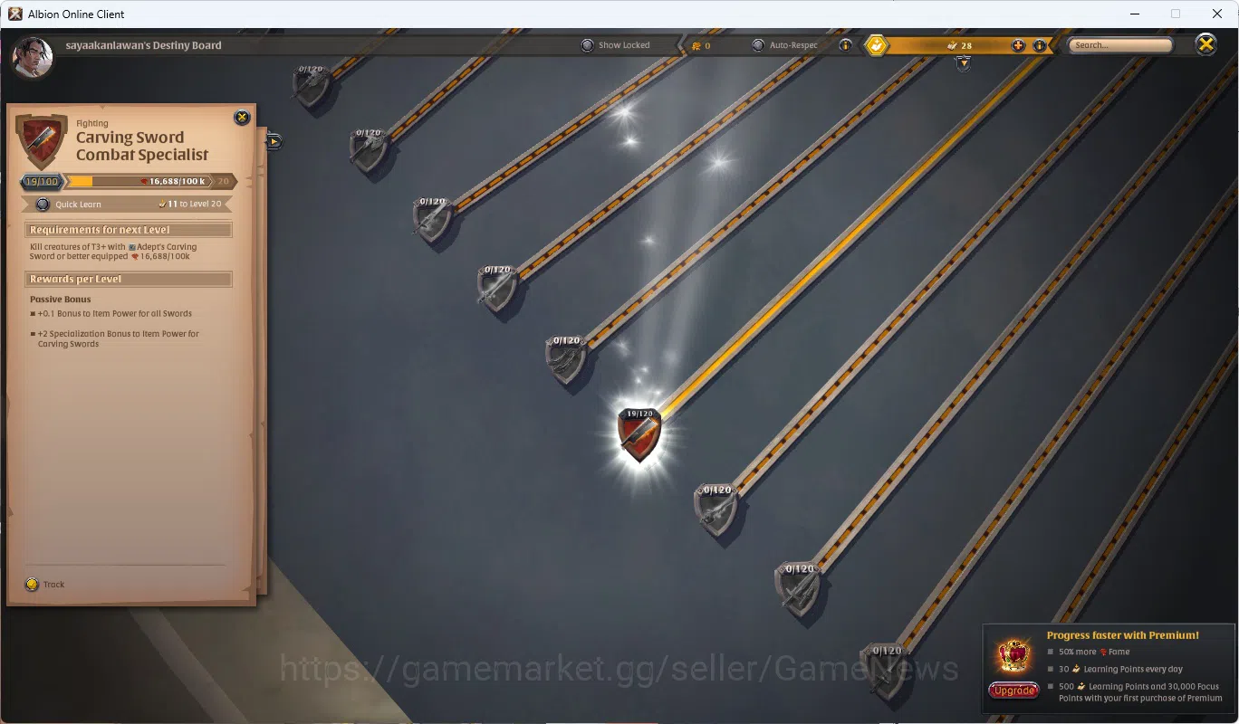 Albion Online Accounts Asia|Total Fame 2,22M - 5,86M Silver|T8 Ore Miner image 7