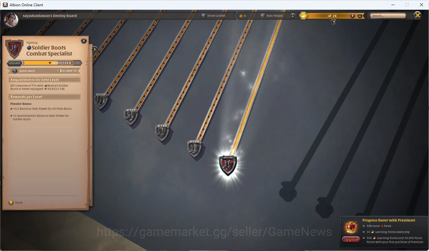 Albion Online Accounts Asia|Total Fame 2,22M - 5,86M Silver|T8 Ore Miner image 8