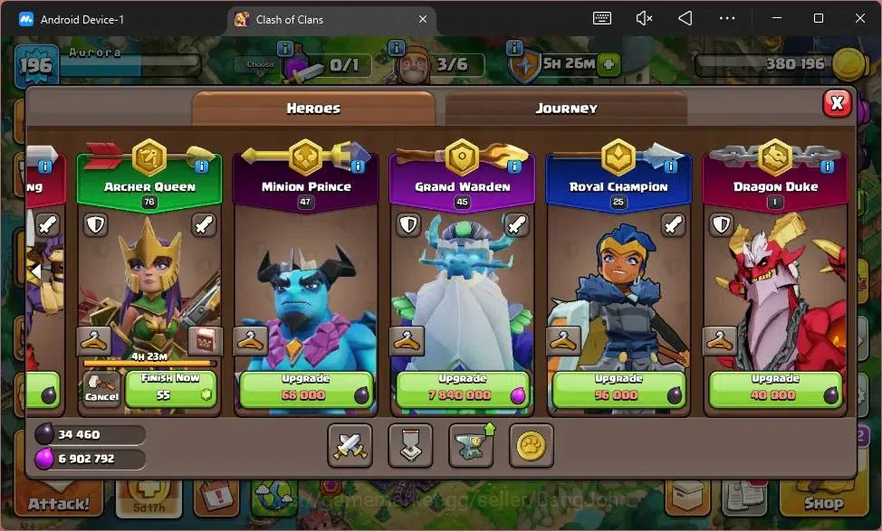 Clash of Clans Accounts Global |TH16–BH8|LVL 196|HH 9|BK58,AQ76,MP47,GW45, image 11