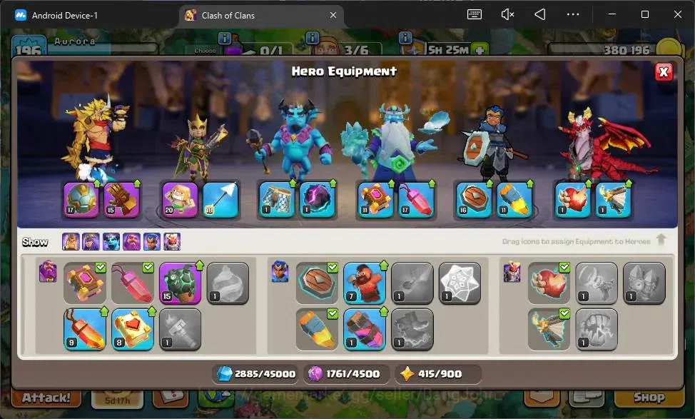 Clash of Clans Accounts Global |TH16–BH8|LVL 196|HH 9|BK58,AQ76,MP47,GW45, image 13